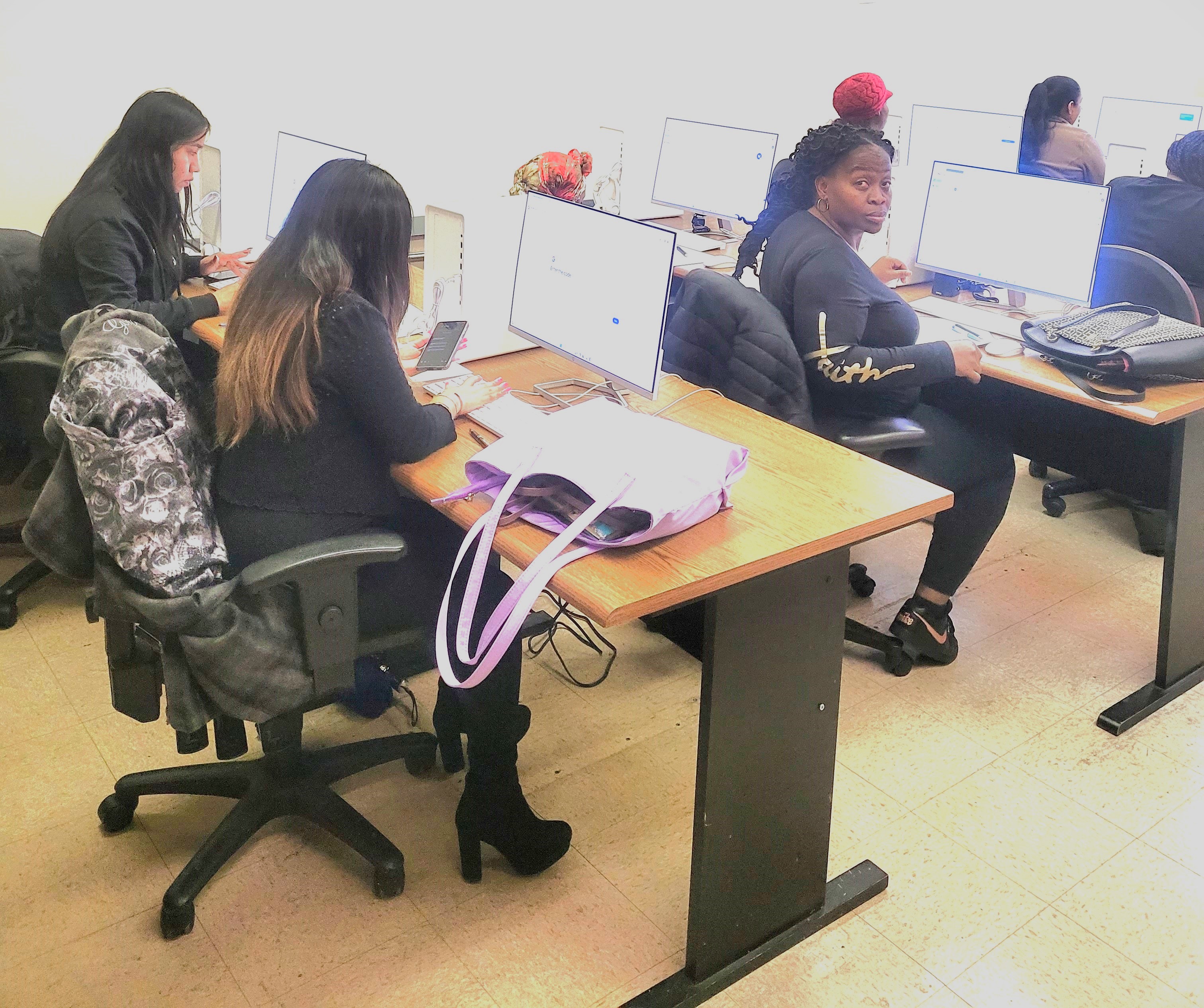 Women computer training